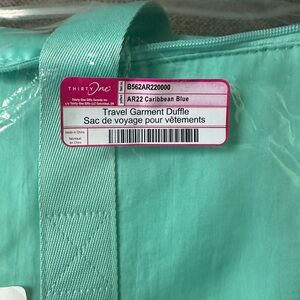 Thirty One Garment Bag. New, never used.